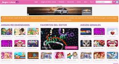 Desktop Screenshot of juegosdechicas.com