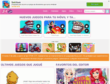 Tablet Screenshot of juegosdechicas.com